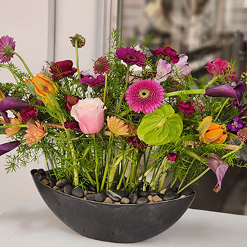 Colorful floral arrangement