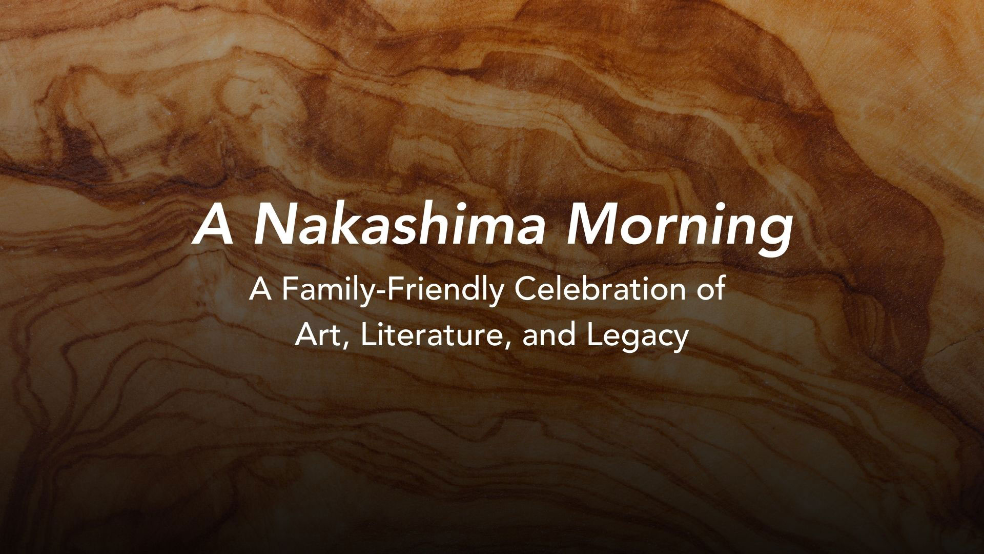 A Nakashima Morning