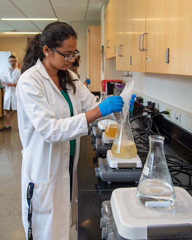 Female scientist