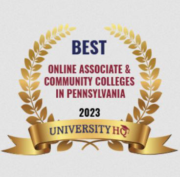 Best Online Associate & Community Colleges in Pennsylvania badge