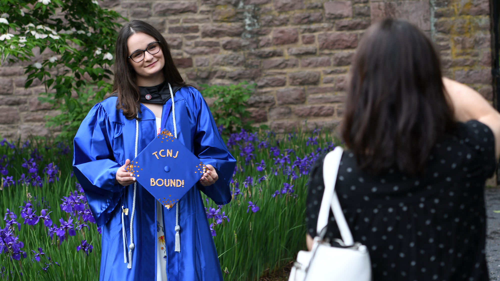 Students walking on campus